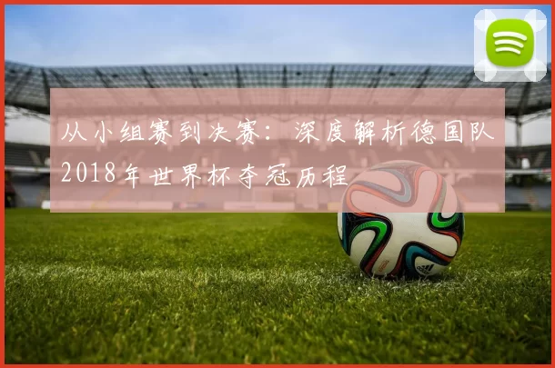 从小组赛到决赛:深度解析德国队2018年世界杯夺冠历程